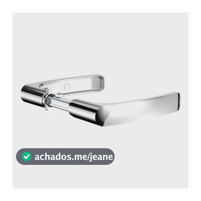 Maçaneta Avulsa Fechadura Soprano Pali Cromada Cor Inox