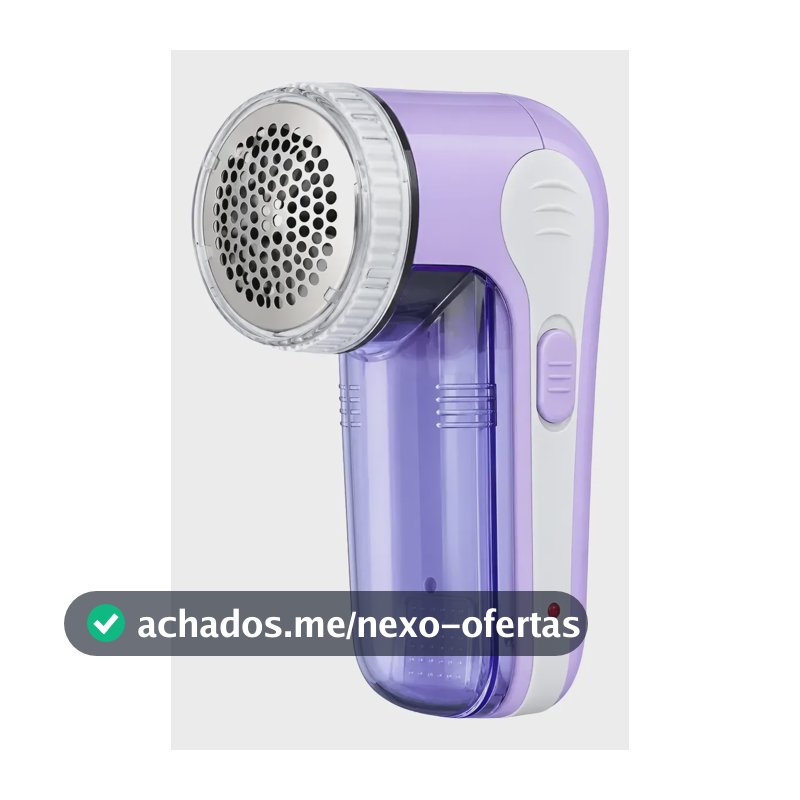 Papa Bolinhas Elétrico Roupas Recarregável Bivolt Tira Pelos Lilás 127/220v