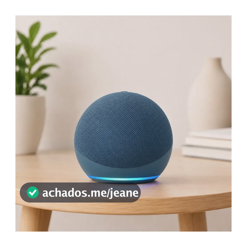 Alaxe Caixa De Som Inteligente Comando Voz Portátil Sem Fio Azul-escuro