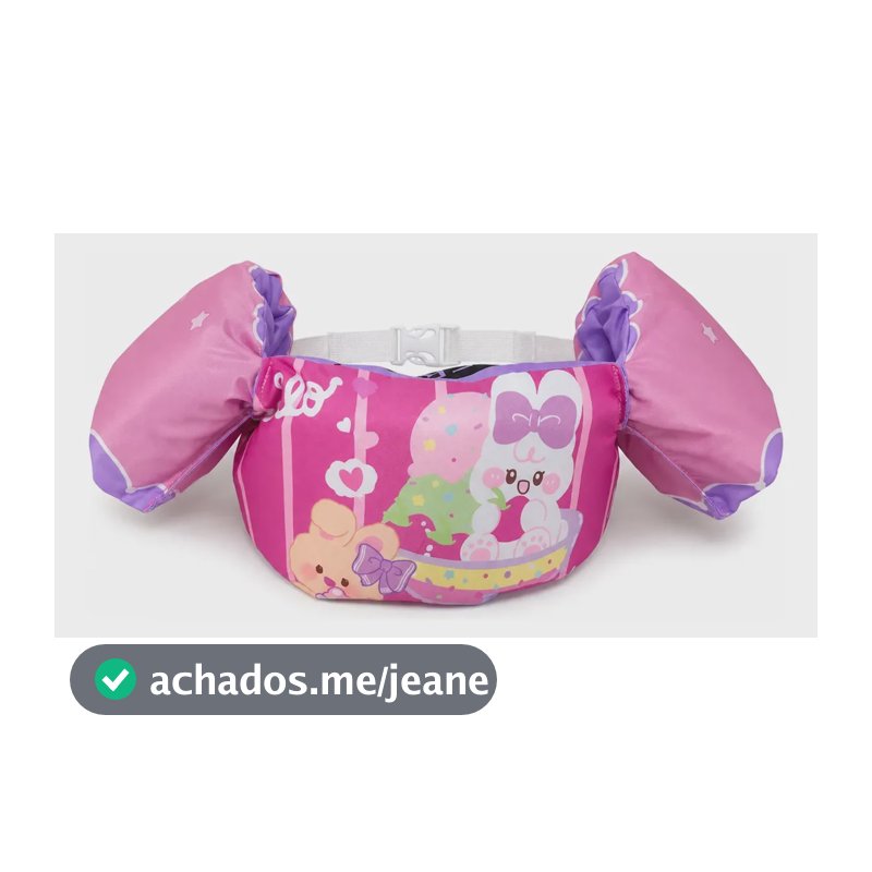 Boia Colete Infantil Rosa 14-25kg Não Inflável Piscina Rosa Único  14 A 25 Kg