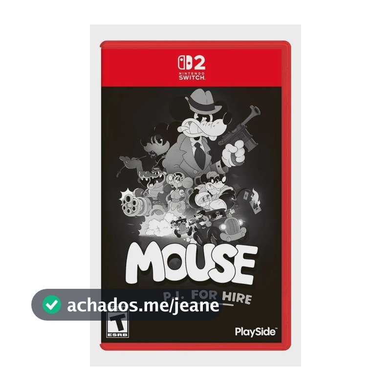 Mouse Pi For Hire Switch 2 Midia Fisica