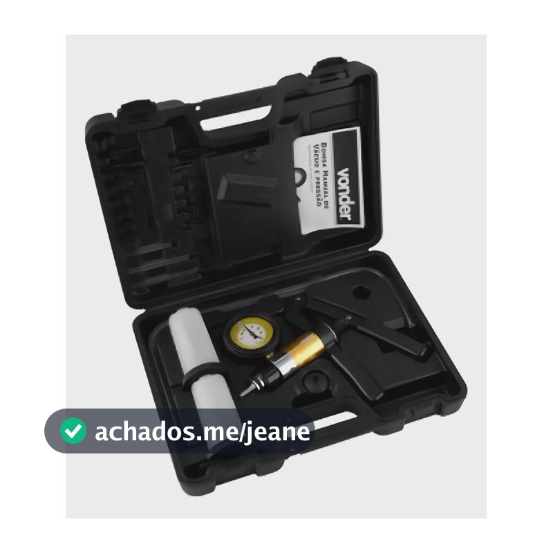 Bomba Manual De Vácuo E Pressão - Bmv 2040 Vonder