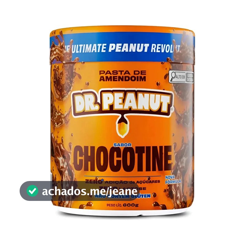 Pasta de amendoim Dr. Peanut Gourmet sabor Chocottine x 600g
