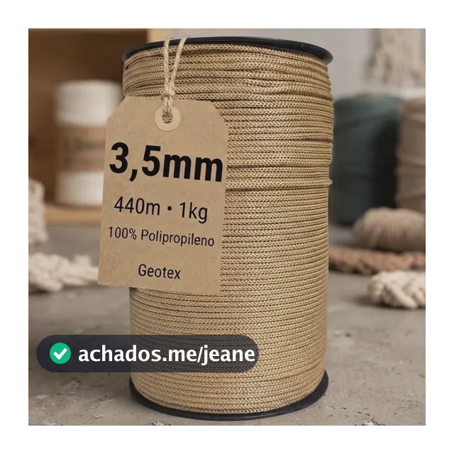 Fio Náutico Geotex 3,5mm 4/1 (1kg) 440 Metros (cores)