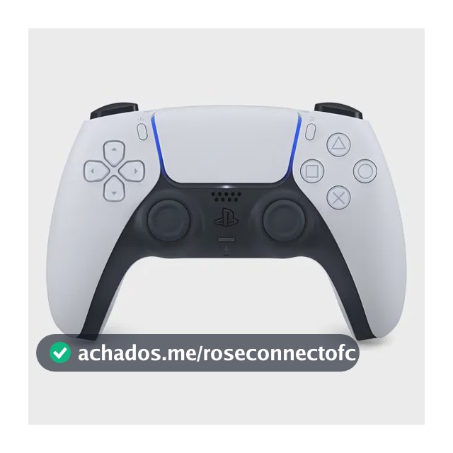 Controle Sony Dualsense Sem Fio White Ps5 Branco