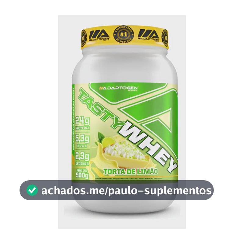 Whey Protein Adaptogen Tasty de Torta de Limão 900g