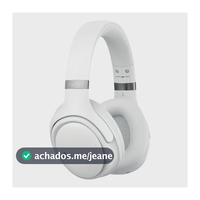 Heaphone Havit H630bt Bluetooth 5.3 On-ear 3d 55h Cor Bege Branco