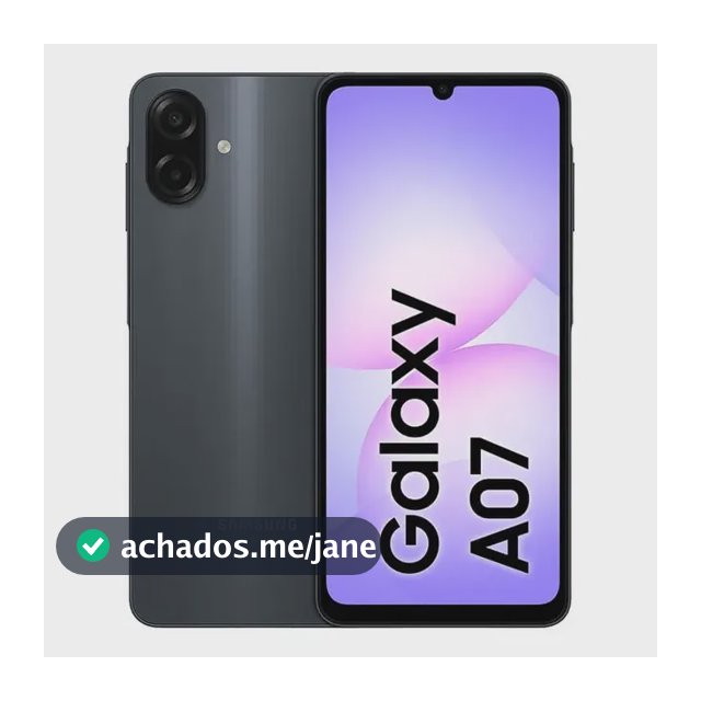 Samsung Galaxy A07 128gb 4gb Ram Preto