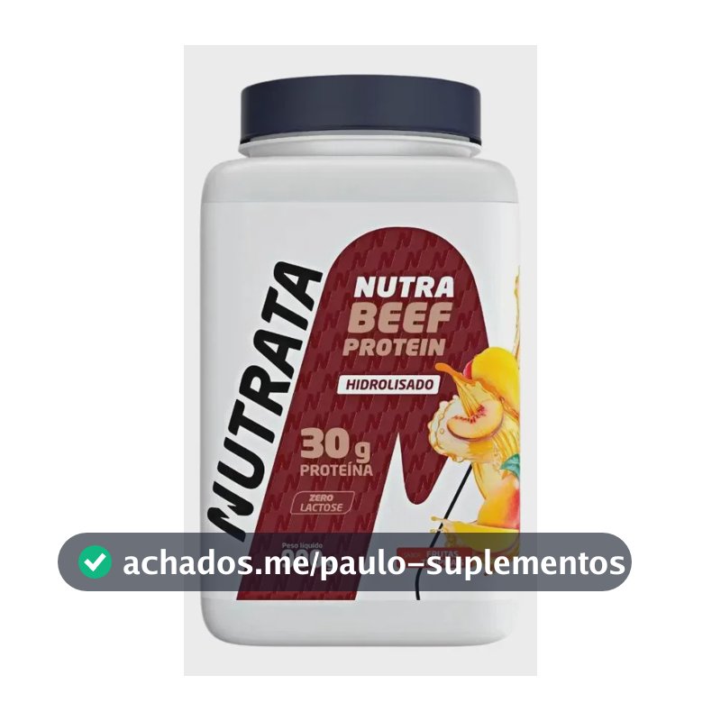 Proteína Nutrata Beef Frutas Tropicais 900g