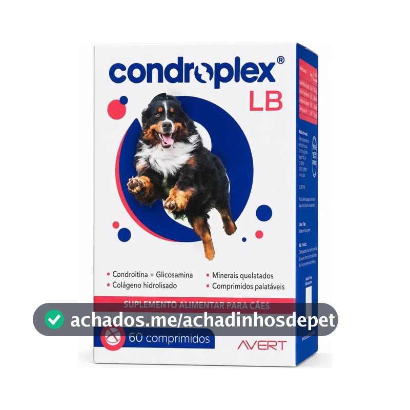 COSENTINA Articular Condroplex LB 60 Comprimidos Condroitina + Glicosamina Cão Senior Avert