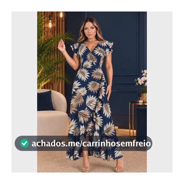 Vestido Feminino Longo Elegante Moda Evangélica