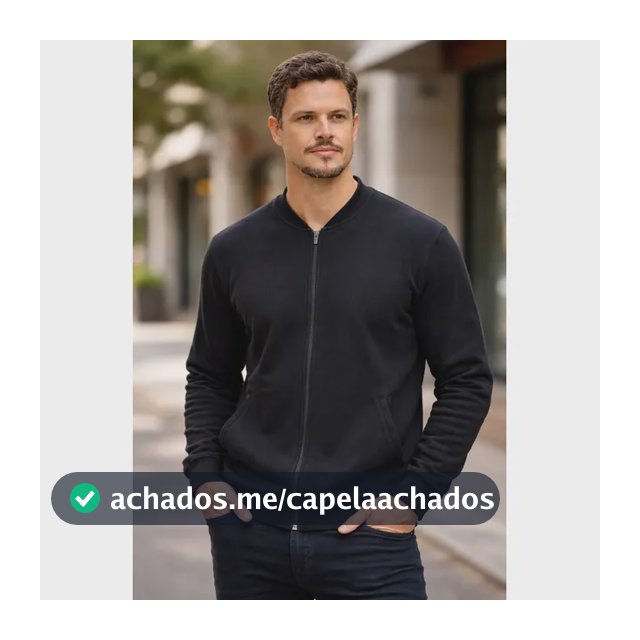 Blusa De Moletom Com Ziper Canguru Flanelado Inverno P Ao G1