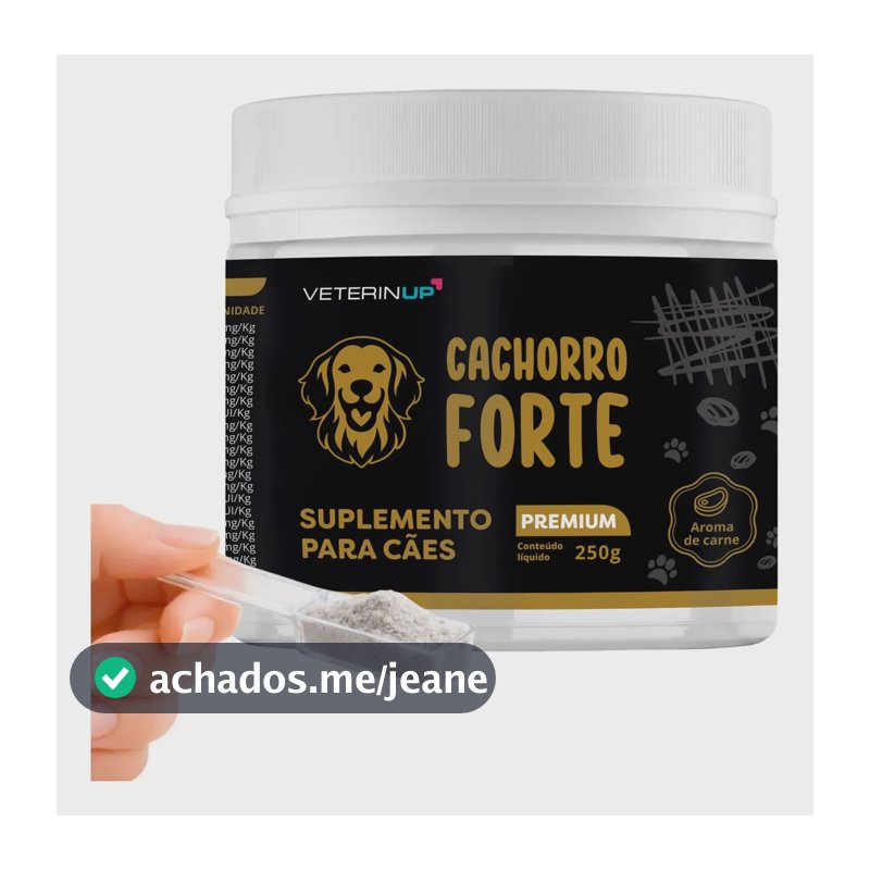 Cachorro Forte Premium Vitaminas Em Pó Para Cães