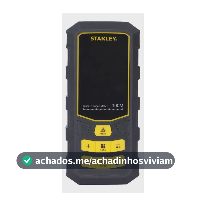 Trena a Laser 100M Stanley com Memória de Medição STHT77803-LA