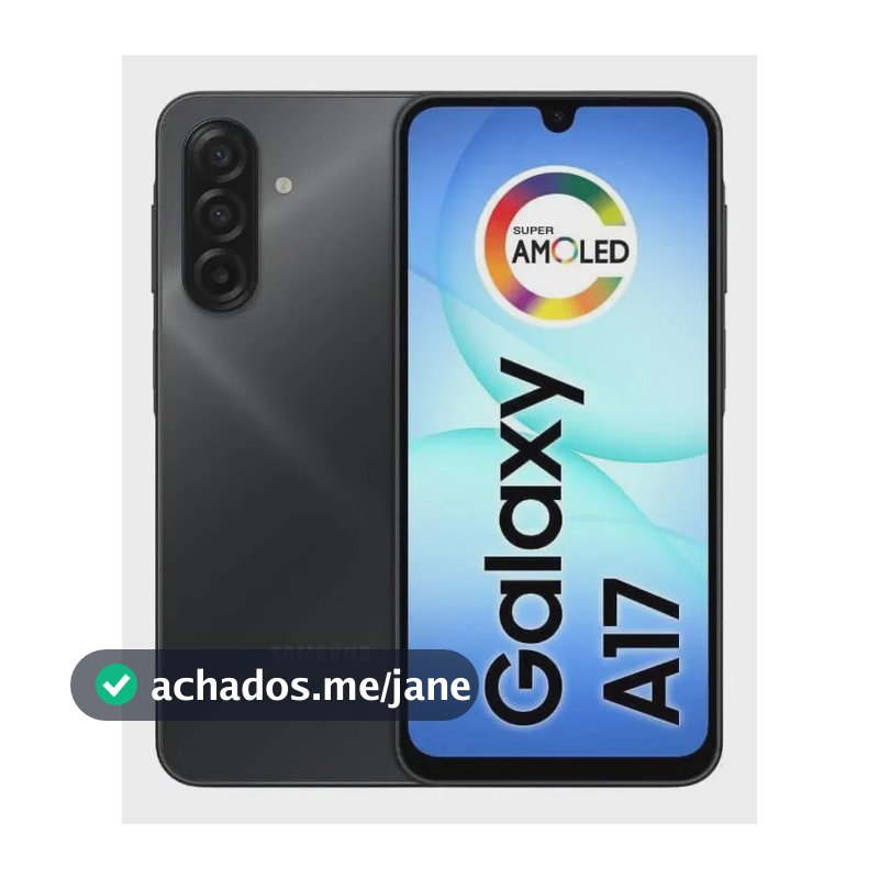 Smartphone Samsung Galaxy A17, 4G, 128GB, 4GB RAM Preto