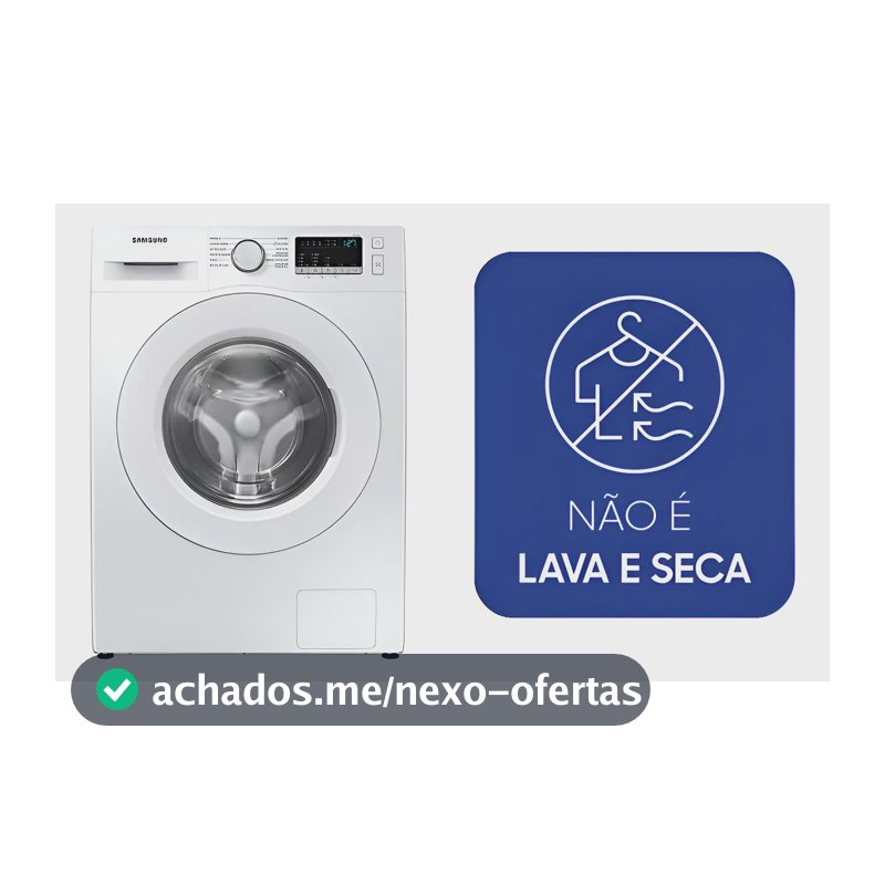 Lavadora Digital Inverter Samsung Ww11t Branca 11kg Cor Branco