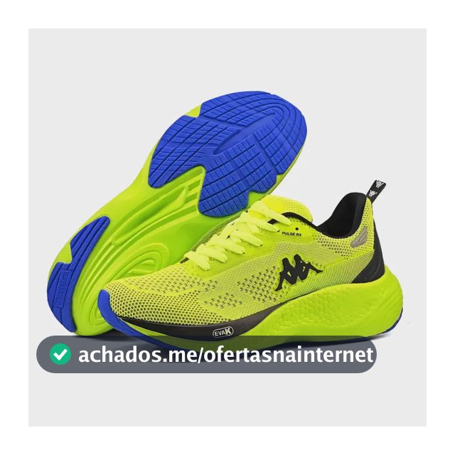 Tênis Kappa Pulse Rx Unissex Corrida Conforto