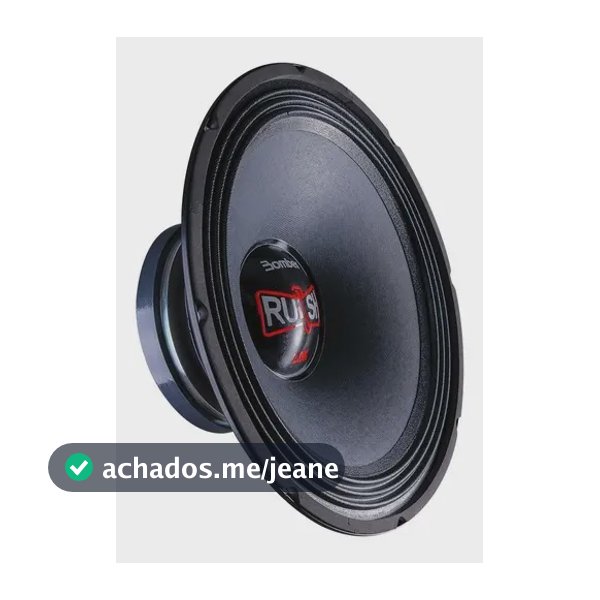 Alto Falante Bomber Rush 2.0k 15 Pol Woofer 1000 Watts Rms 4 Ohms Cor Preto