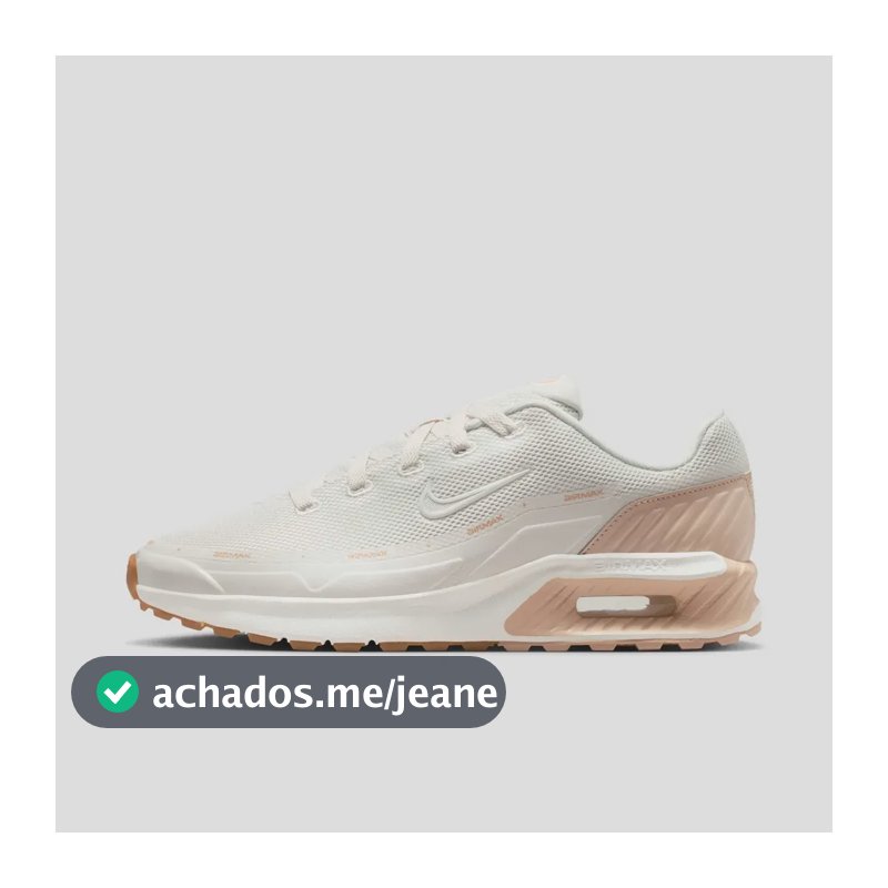 Tênis Nike Air Max Bia Feminino Branco/rosa Claro 38 Br