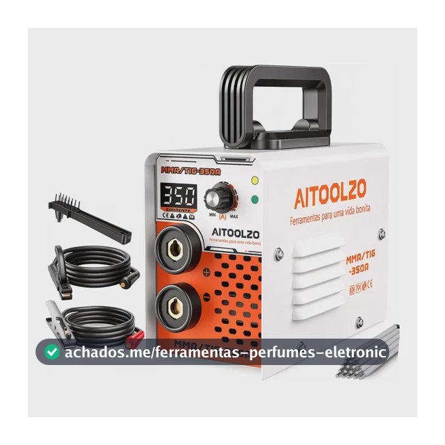Máquina De Solda Inversora Mma 350a Bivolt110v/220v Aitoolzo Laranja 127/220v