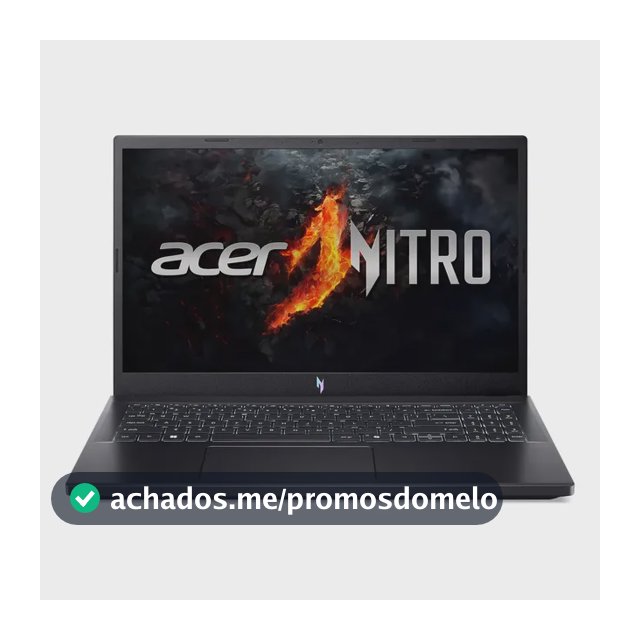 Notebook Gamer 15.6" Acer Nitro V 15 com Processador AMD Ryzen 7 7735HS Placa de Vídeo NVIDIA GeForce RTX 4050 de 6GB Memória RAM de 8GB DDR5 SSD de 512GB Tela IPS 165Hz Linux