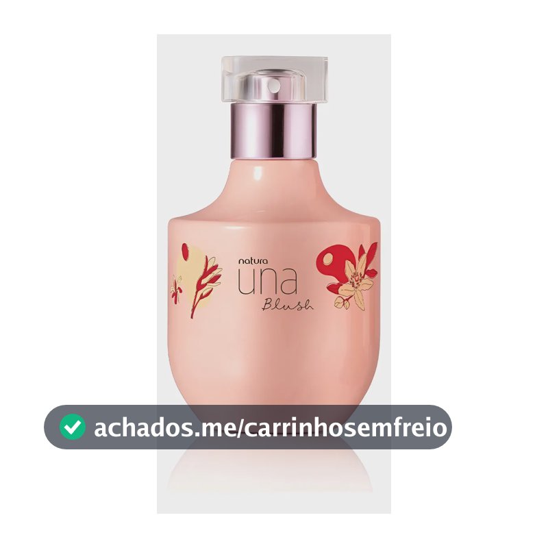 Una Blush Deo Parfum Natura Perfume Colônia Feminino Original 75ml