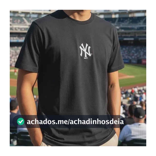 Camiseta New Era New York Yankees Preto