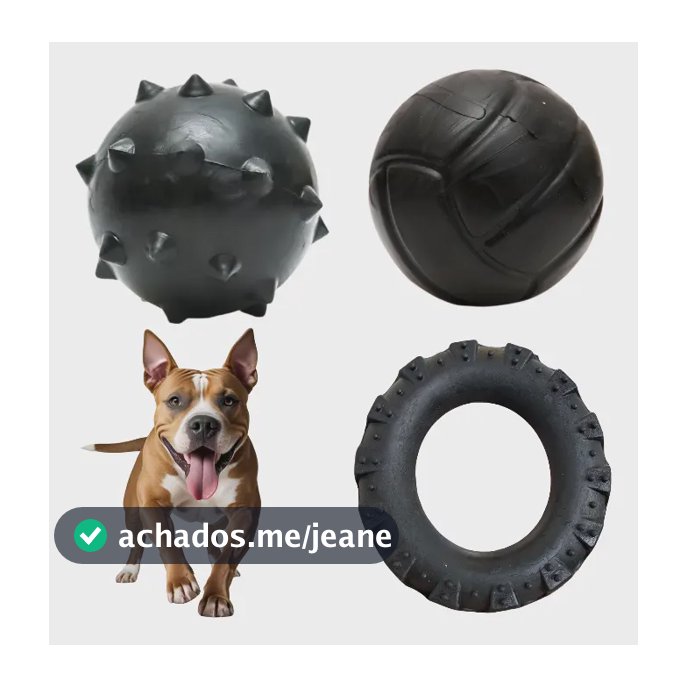 Kit 3 Mordedores Brinquedo Para Cães Porte Médio / Grande
