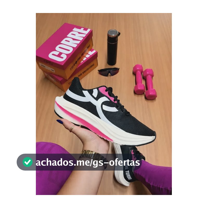 Tenis Olympikus Corre Masculino Feminino 34 Ao 43 Envio 24h Preto/pink Corre 38 Br