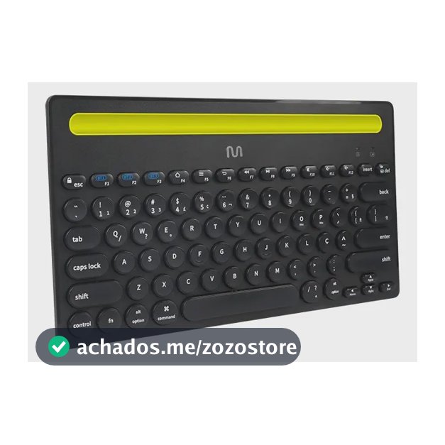 Teclado Multilaser Sem Fio Rgb Qwerty Romer-g Tc284 Preto Português Brasil