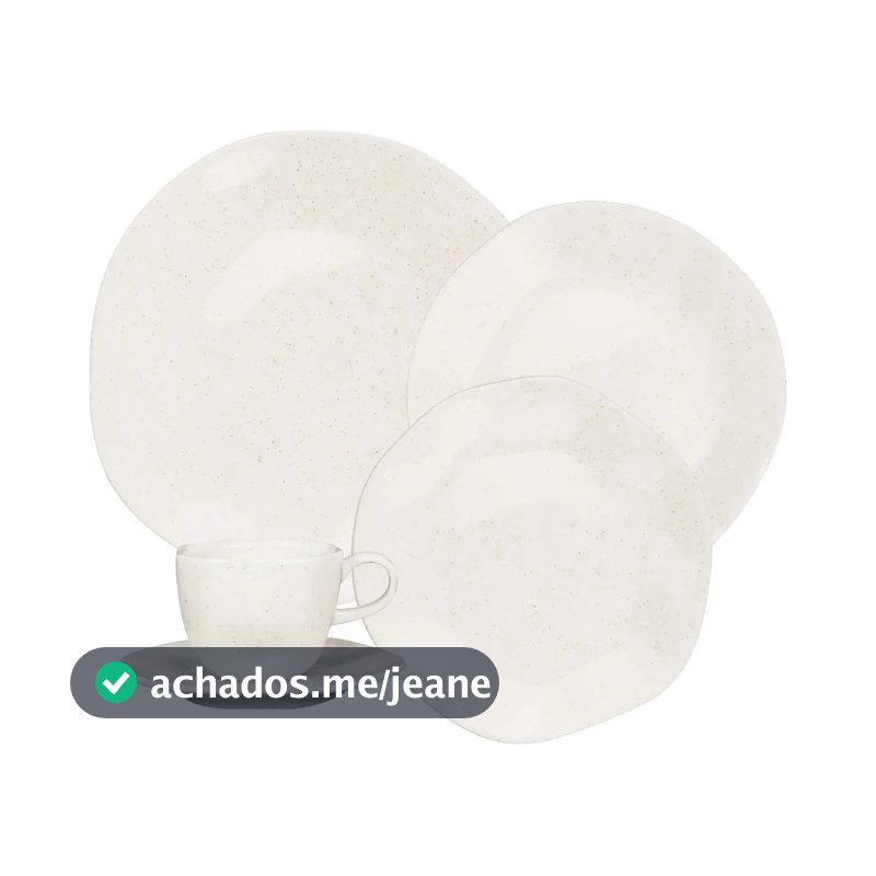 Aparelho De Jantar Oxford 20 Peças Ryo Areia