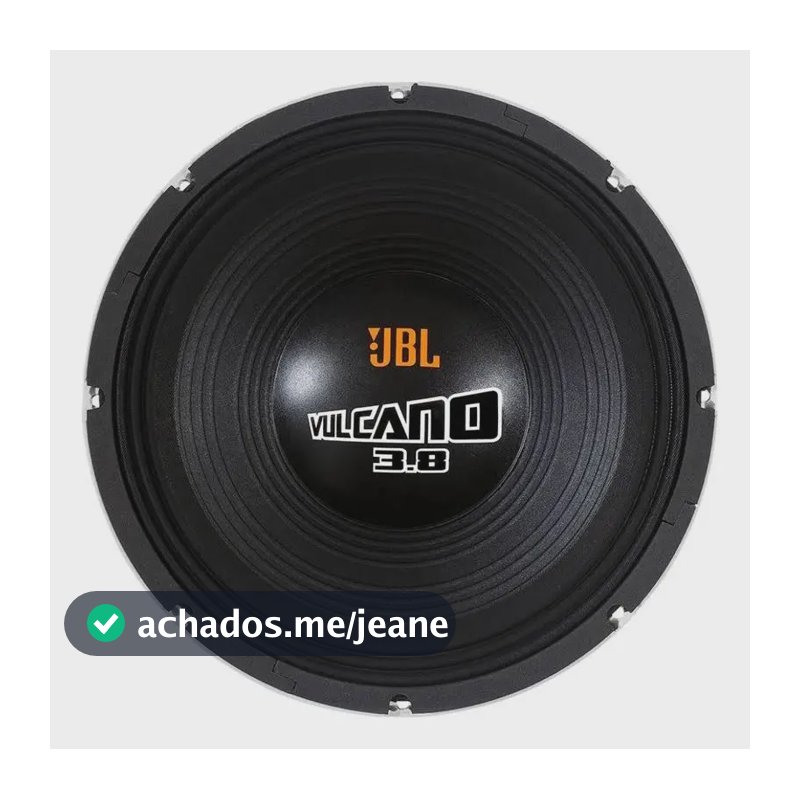 Subwoofer JBL Vulcano 15swv3.8 Ultimate 15pol 4ohms 1900rms Cor Preto