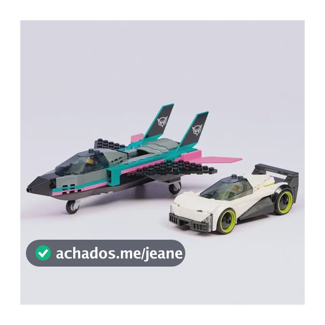 Avião a jato Lego® City vs. Jogo de carros com Auto e Jet 60489