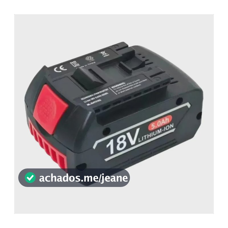 Bateria Compatível Para Bosch Gba 5ah 18v