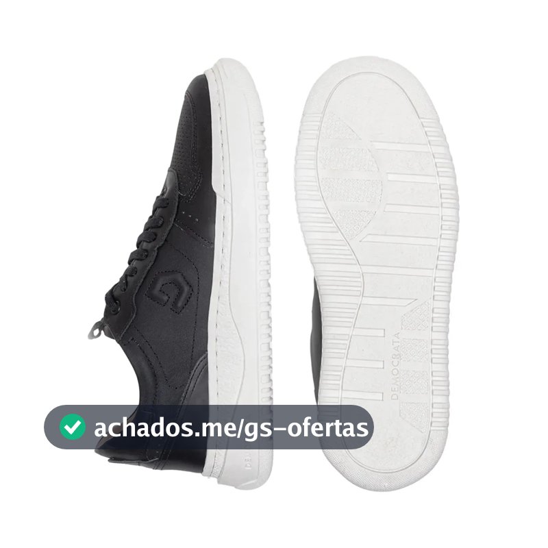 Tenis Couro Masculino Democrata Block
