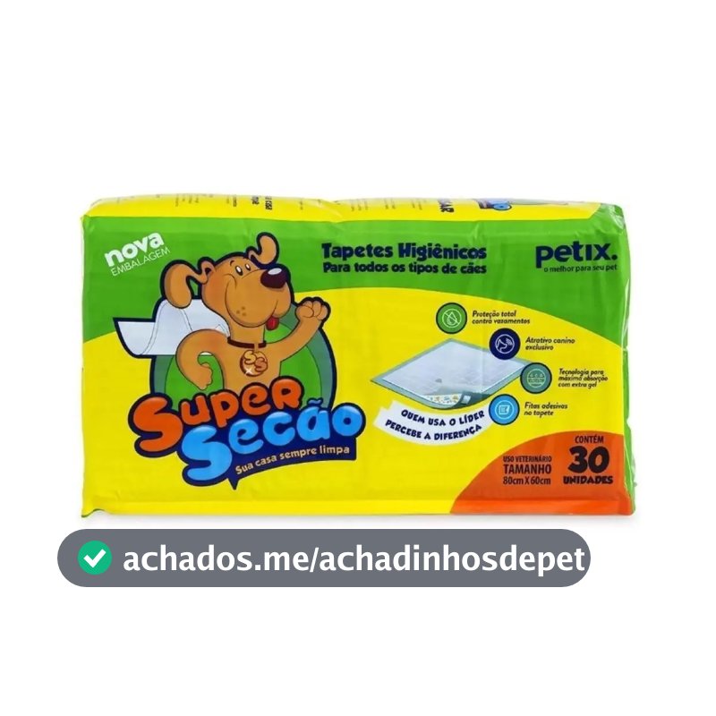 Tapete Super Secao 30 unidades 80x60