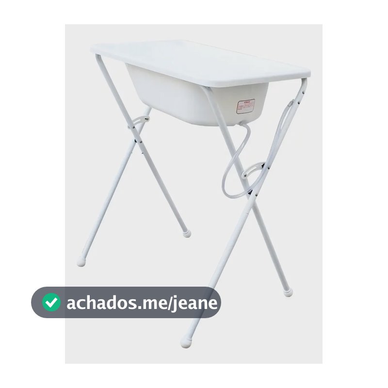 Banheira Com Suporte Bebê Criança Cores Menino E Menina Cor Branco