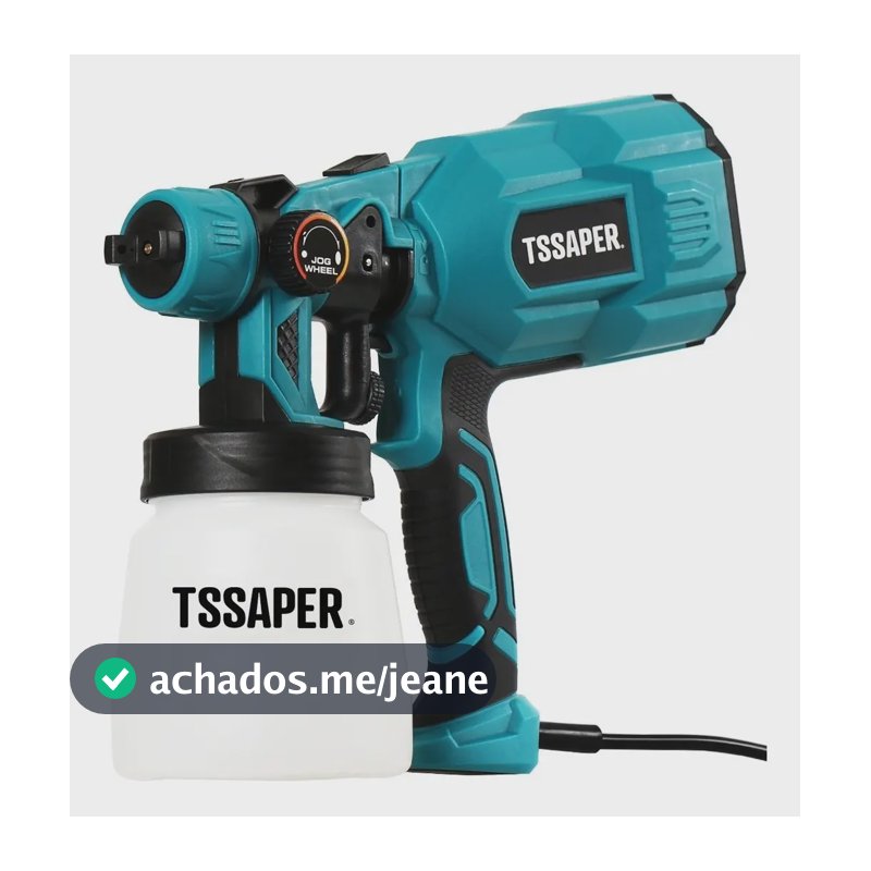 Pistola De Pintura Elétrica Pulverizador Hvlp 550w Com 3 Bicos