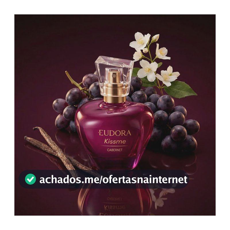 Eudora Kiss Me Cabernet Deo Colônia Feminino 50ml