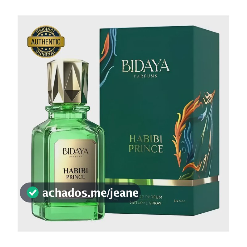Perfume Árabe Habibi Prince Bidaya Eau Parfum 100ml Original