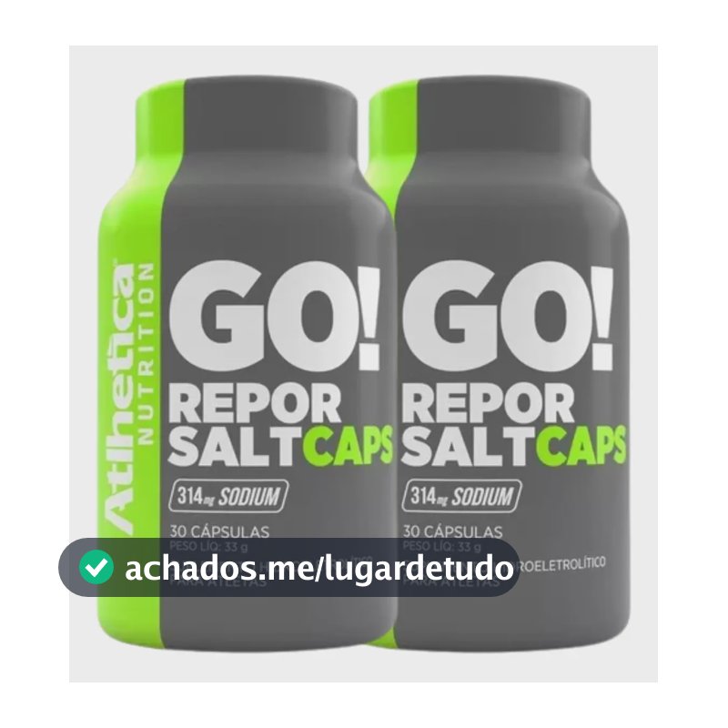 Kit 2 Repor Salt 30 Capsulas Atlhetica Nutrition  Kit 2 Repor Salt 30 Capsulas