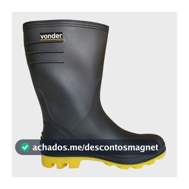 Bota De Borracha Galocha Impermeável Sete Leguas Motoboy Pvc