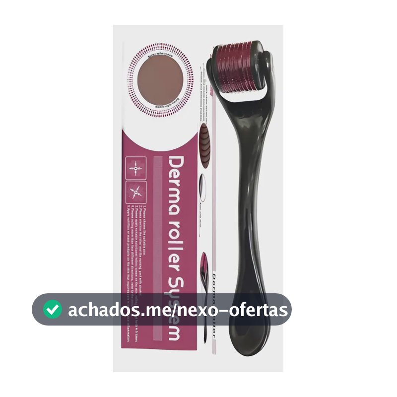 Derma Roller System 0,25mm Microagulhamento Cuidado Pele