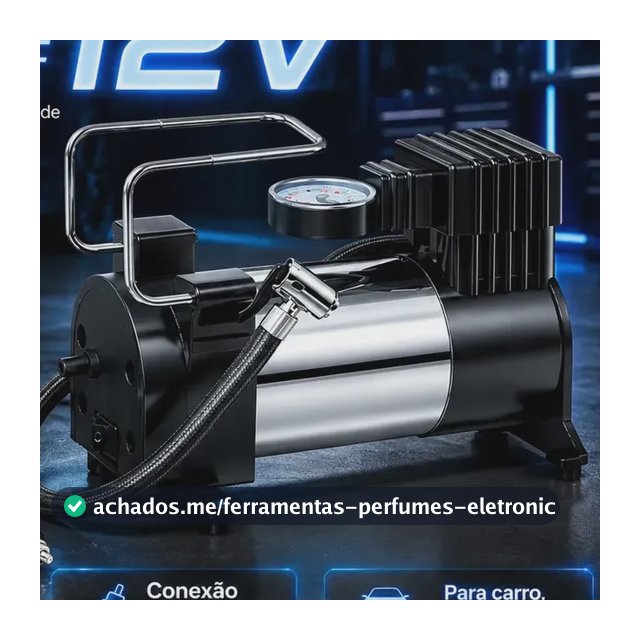 Compressor Portátil Verunto Digital 150psi USB Type-C para Carro e Moto
