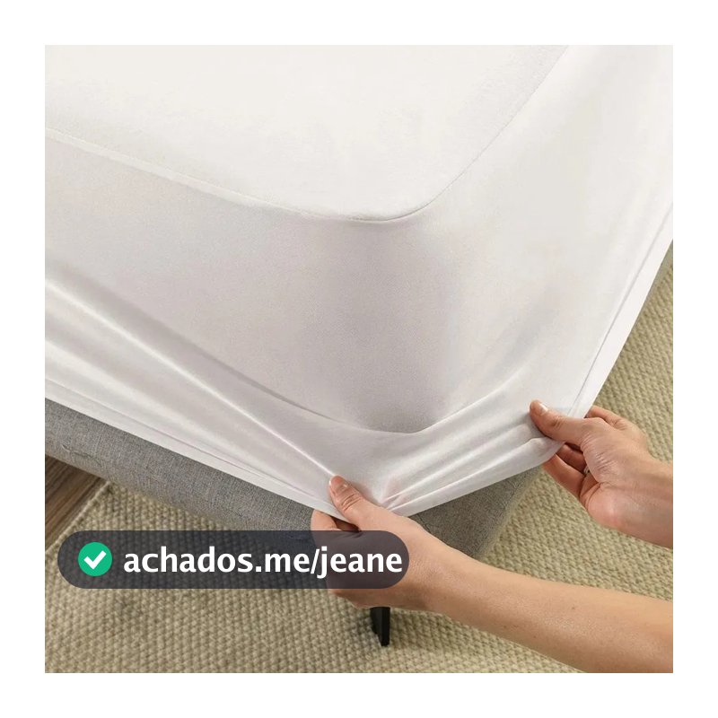 Protetor De Colchão Essence Impermeável Branco Hotelaria Karsten King