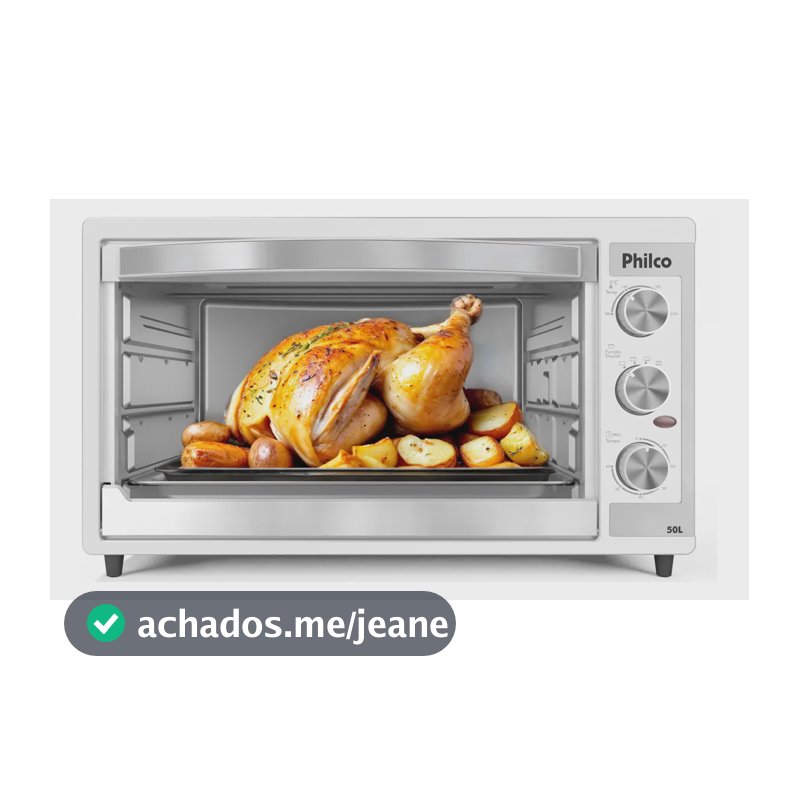 Forno Elétrico Philco 50L Branco Dupla Resistência PFE52B
