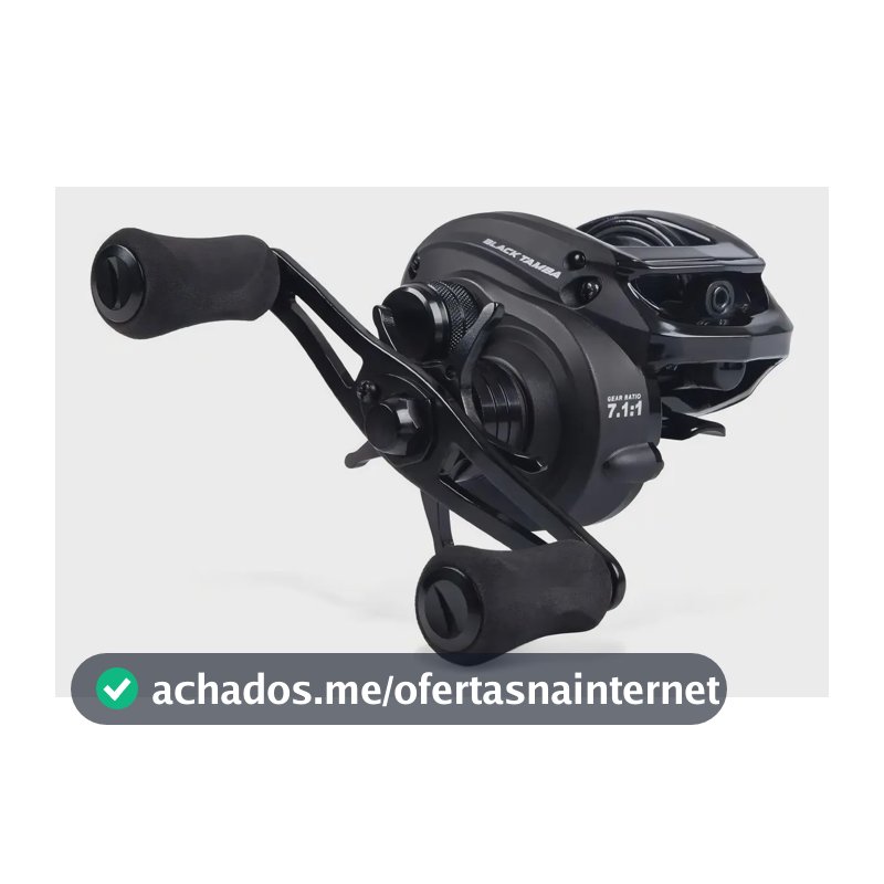 Carretel carretilha Maruri Black Tamba BT11 direito color preto