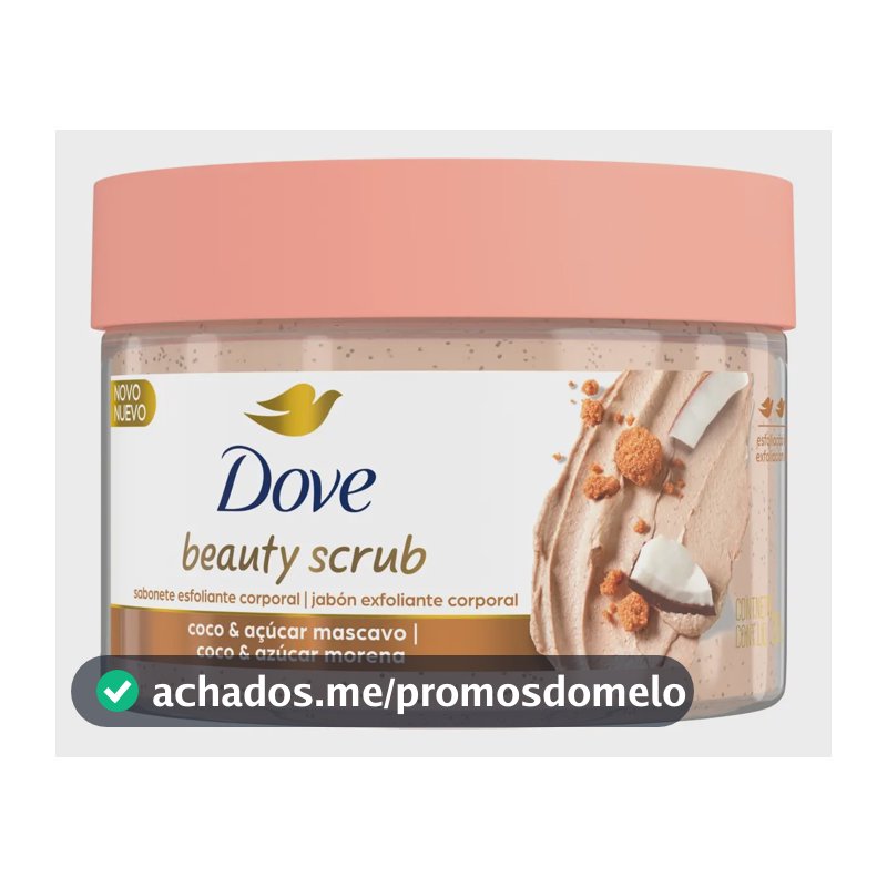Sabonete Esfoliante Corporal Dove Scrub Coco E Açucar 280g Coco