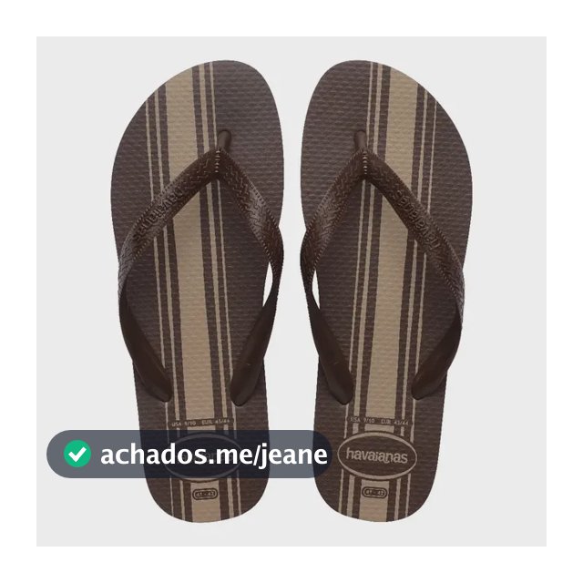 Chinelo Havaianas Collor Essential Original Promoção nf Café Café Ant 41/42