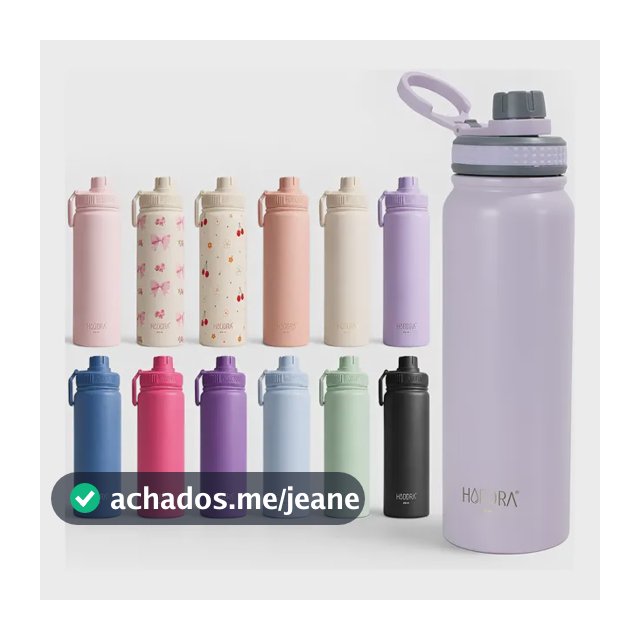 Garrafa Térmica 800ml Inox Fitness Academia Haddra
